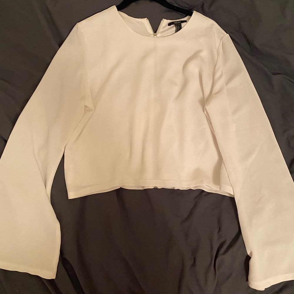 forever 21 bell sleeve top